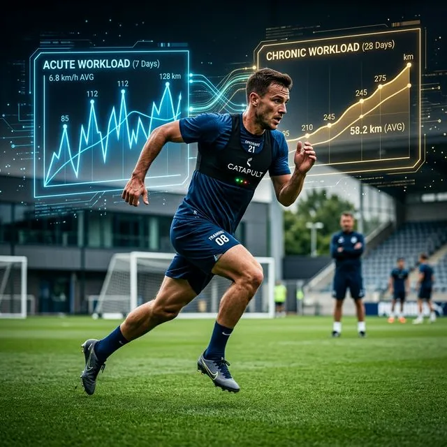 ACWR + GPS en Fútbol: Gestión de Carga Total