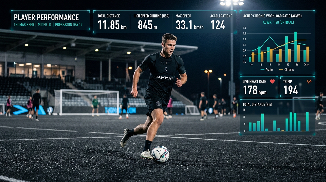Cómo Usar el GPS en Pretemporada: Métricas Clave para Fútbol Cómo Usar el GPS en Pretemporada: Métricas Clave para Fútbol