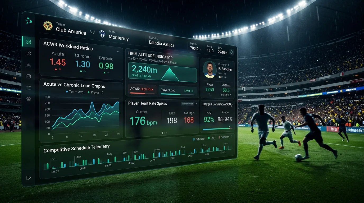 Control de carga en Liga MX: altitud y calendario Control de carga en Liga MX: altitud y calendario